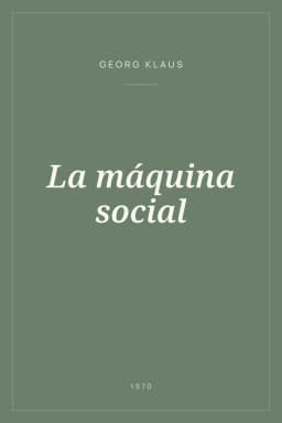 Portada de La máquina social