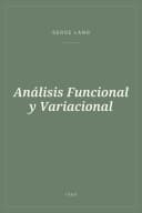 Portada de Análisis Funcional y Variacional