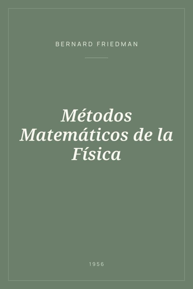Portada de Métodos Matemáticos de la Física