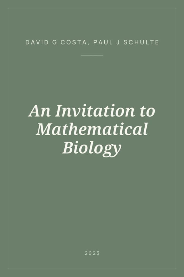 Portada de An Invitation to Mathematical Biology