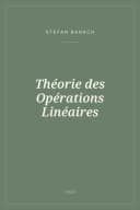Portada de Théorie des Opérations Linéaires