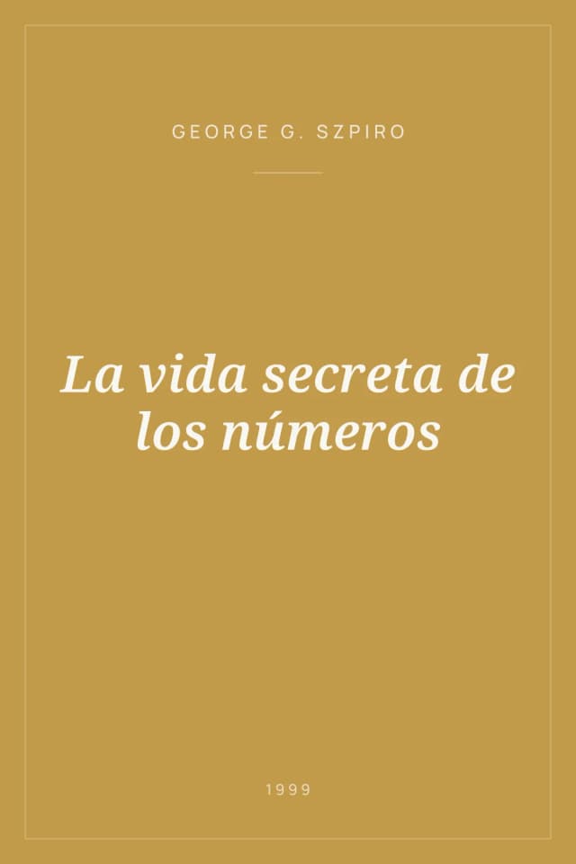Portada de La vida secreta de los números