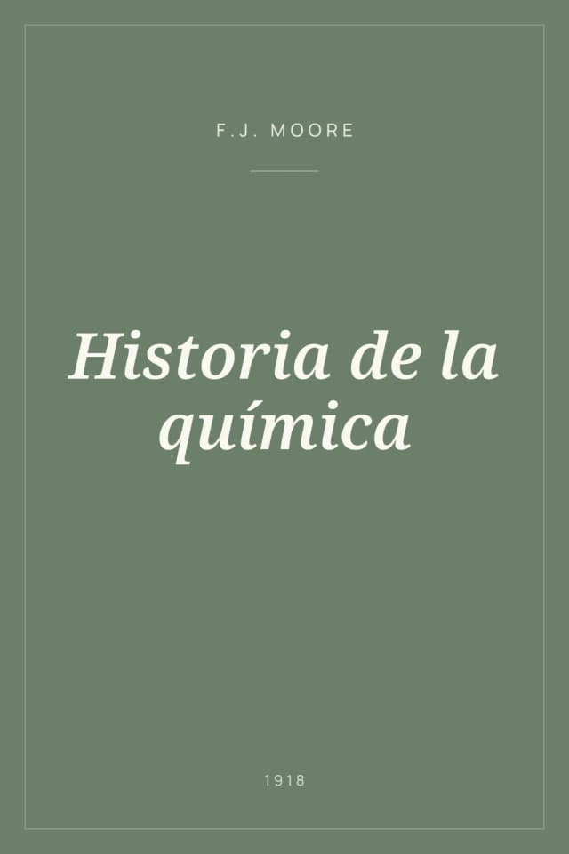 Portada de Historia de la química