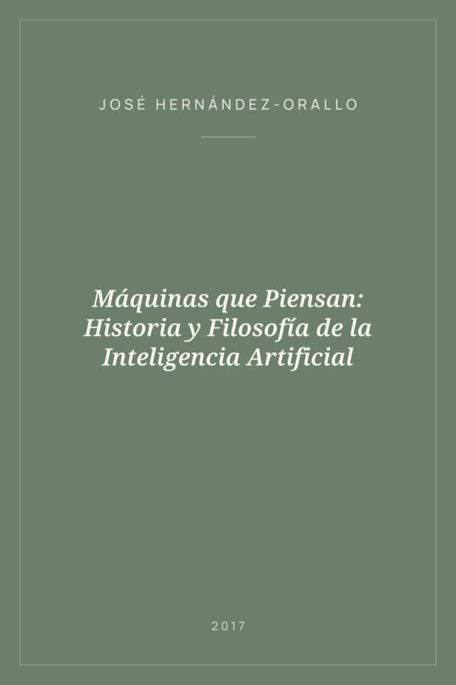 Portada de Máquinas que Piensan: Historia y Filosofía de la Inteligencia Artificial