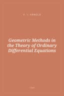 Portada de Geometric Methods in the Theory of Ordinary Differential Equations