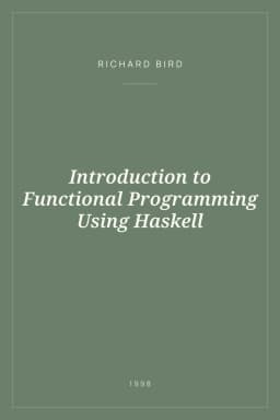 Portada de Introduction to Functional Programming Using Haskell