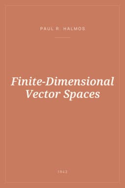 Portada de Finite-Dimensional Vector Spaces