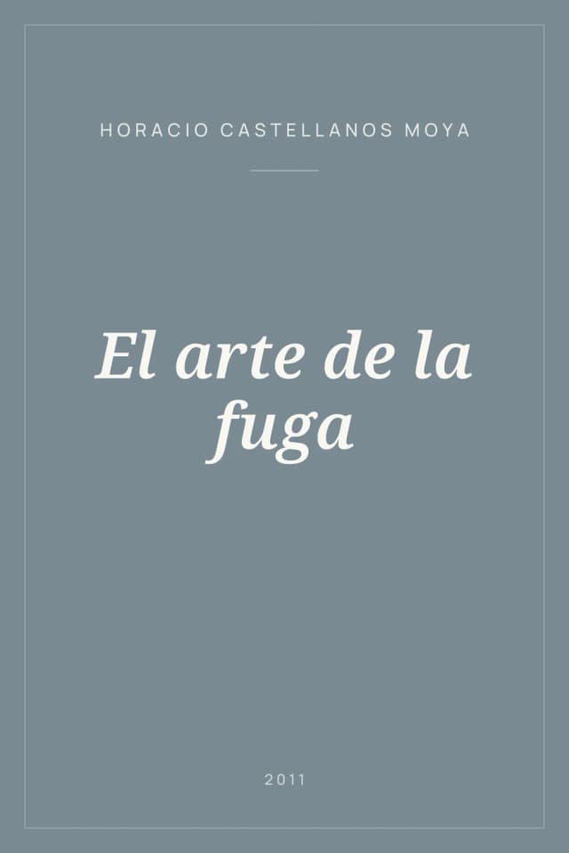 Portada de El arte de la fuga