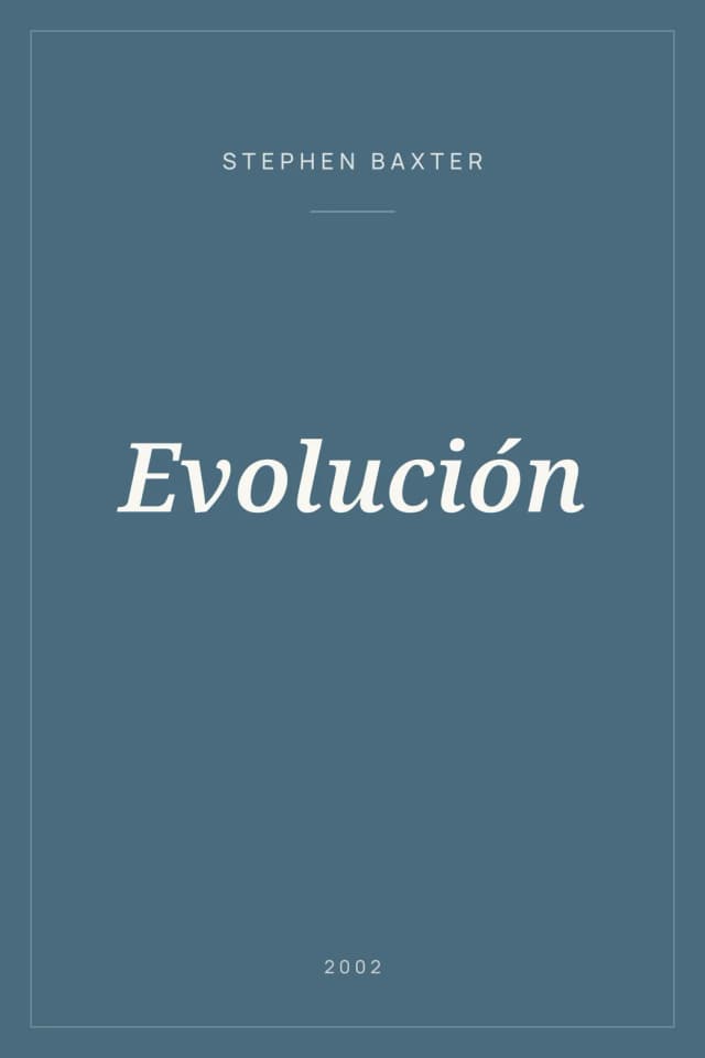 Portada de Evolución