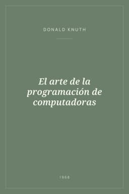 Portada de El arte de la programación de computadoras