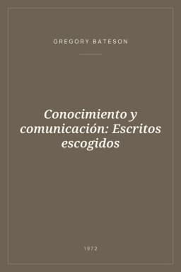 Portada de Conocimiento y comunicación: Escritos escogidos