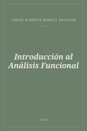 Portada de Introducción al Análisis Funcional
