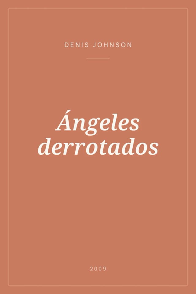 Portada de Ángeles derrotados