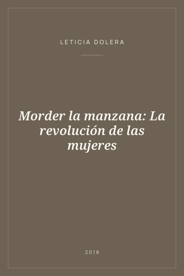 Portada de Morder la manzana: La revolución de las mujeres