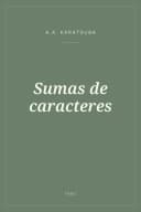 Portada de Sumas de caracteres