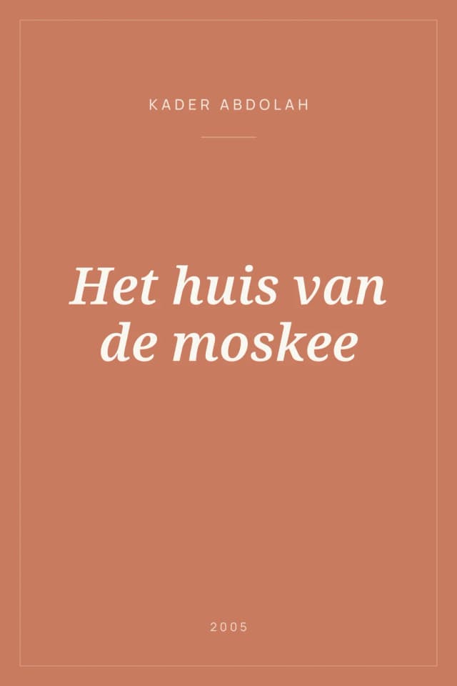 Portada de Het huis van de moskee