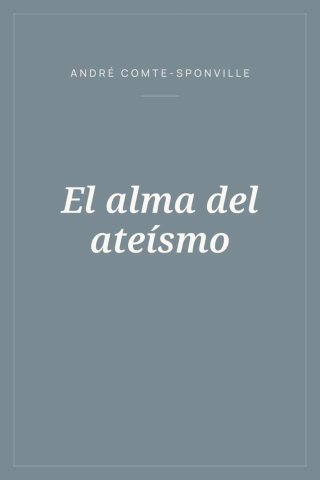 Portada de El alma del ateísmo