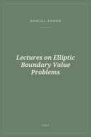 Portada de Lectures on Elliptic Boundary Value Problems