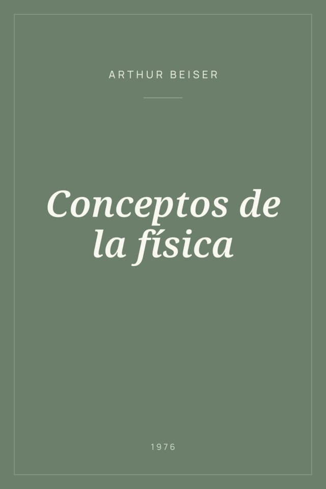 Portada de Conceptos de la física
