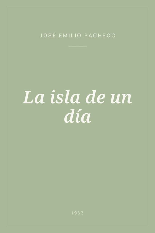 Portada de La isla de un día