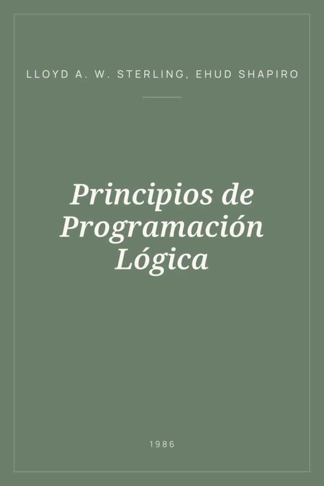 Portada de Principios de Programación Lógica