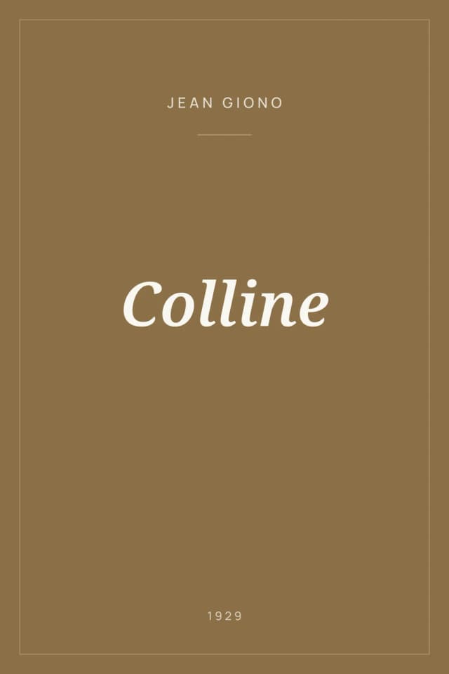 Portada de Colline