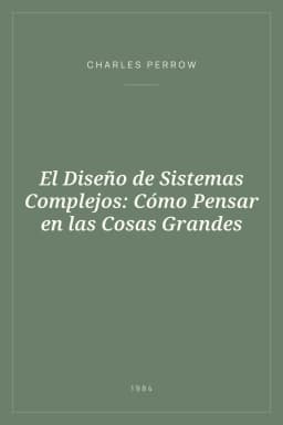 Portada de El Diseño de Sistemas Complejos: Cómo Pensar en las Cosas Grandes