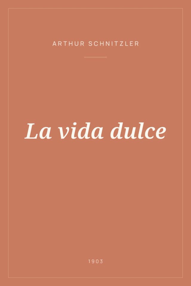 Portada de La vida dulce