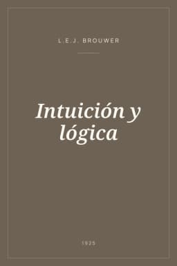 Portada de Intuición y lógica