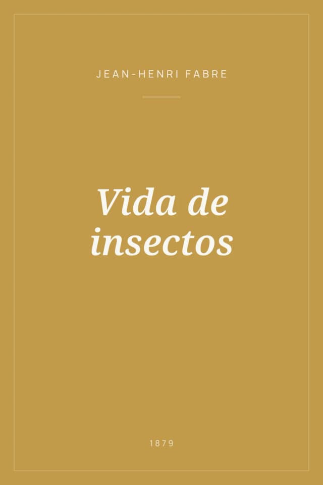 Portada de Vida de insectos