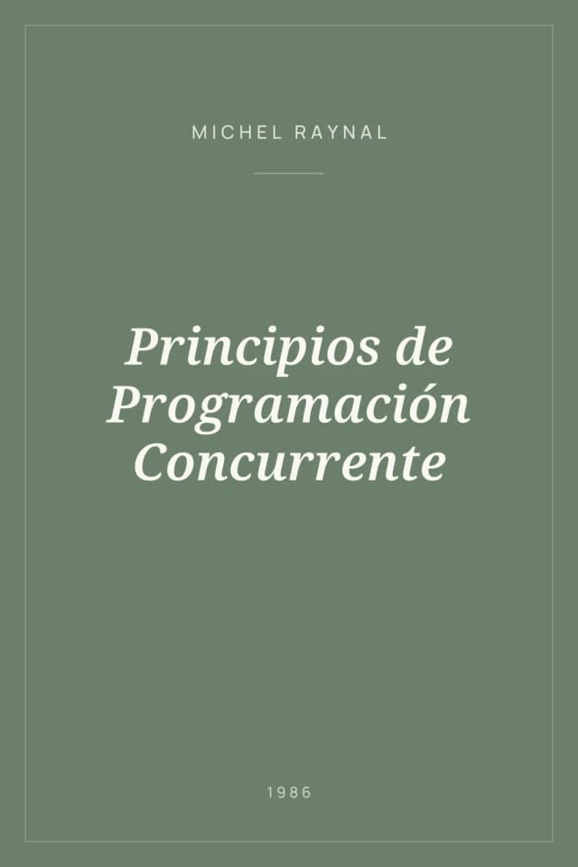 Portada de Principios de Programación Concurrente