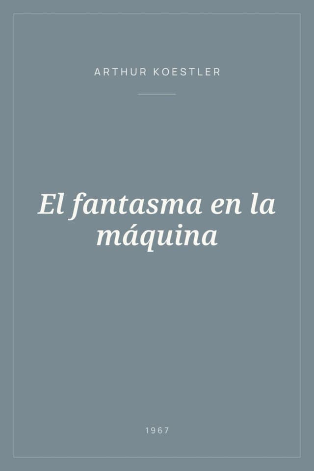 Portada de El fantasma en la máquina