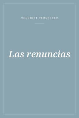 Portada de Las renuncias