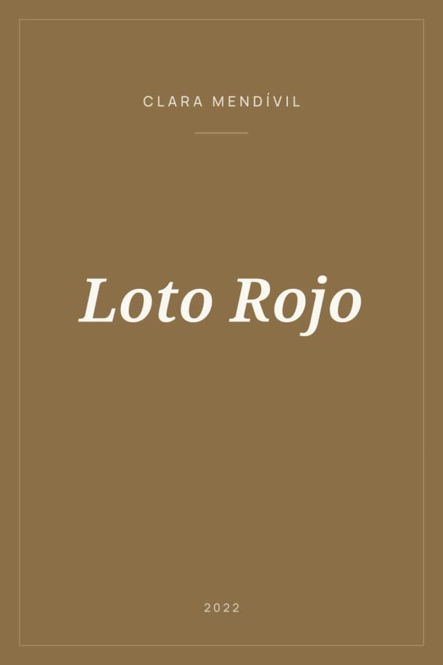 Portada de Loto Rojo