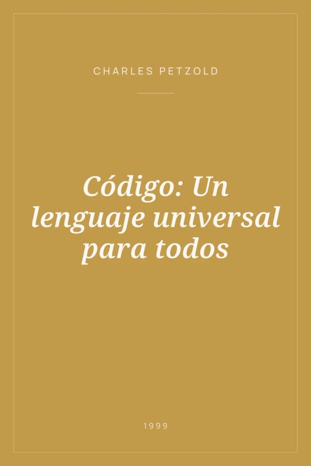 Portada de Código: Un lenguaje universal para todos