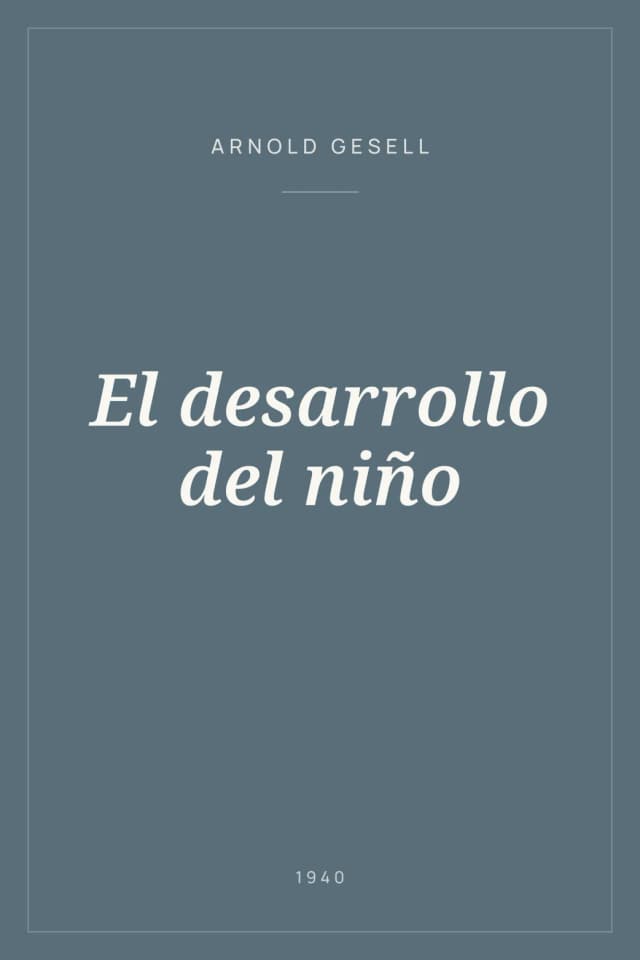 Portada de El desarrollo del niño