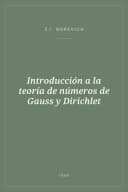 Portada de Introducción a la teoría de números de Gauss y Dirichlet