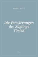 Portada de Die Verwirrungen des Zöglings Törleß