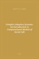 Portada de Complex Adaptive Systems: An Introduction to Computational Models of Social Life