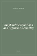 Portada de Diophantine Equations and Algebraic Geometry