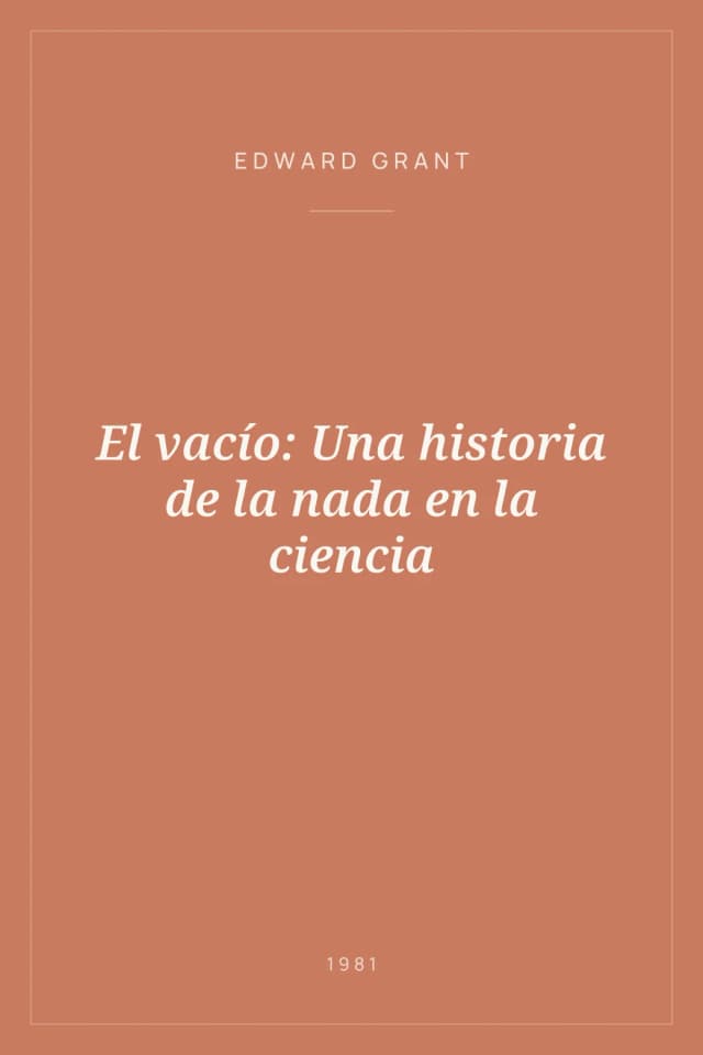 Portada de El vacío: Una historia de la nada en la ciencia