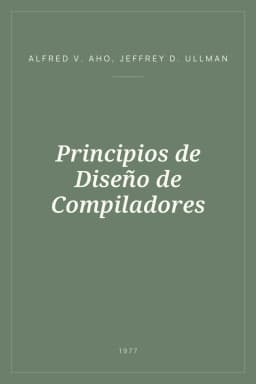 Portada de Principios de Diseño de Compiladores