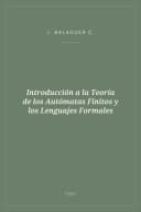 Portada de Introducción a la Teoría de los Autómatas Finitos y los Lenguajes Formales