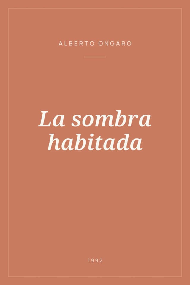 Portada de La sombra habitada