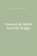 Portada de Poemas de Malte Laurids Brigge