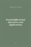 Portada de Pseudodifferential Operators and Applications