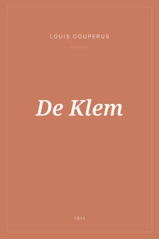 Portada de De Klem