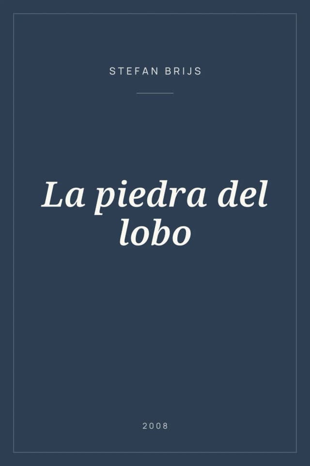 Portada de La piedra del lobo
