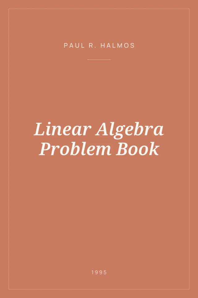 Portada de Linear Algebra Problem Book