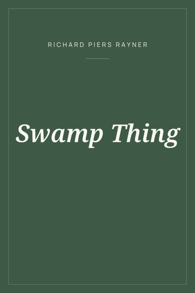 Portada de Swamp Thing